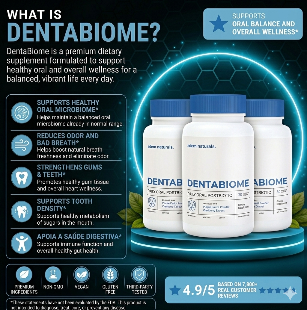What is DentaBiome supplement — oral health wellness formula explained